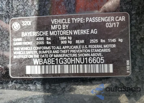 WBA8E1G30HNU16605